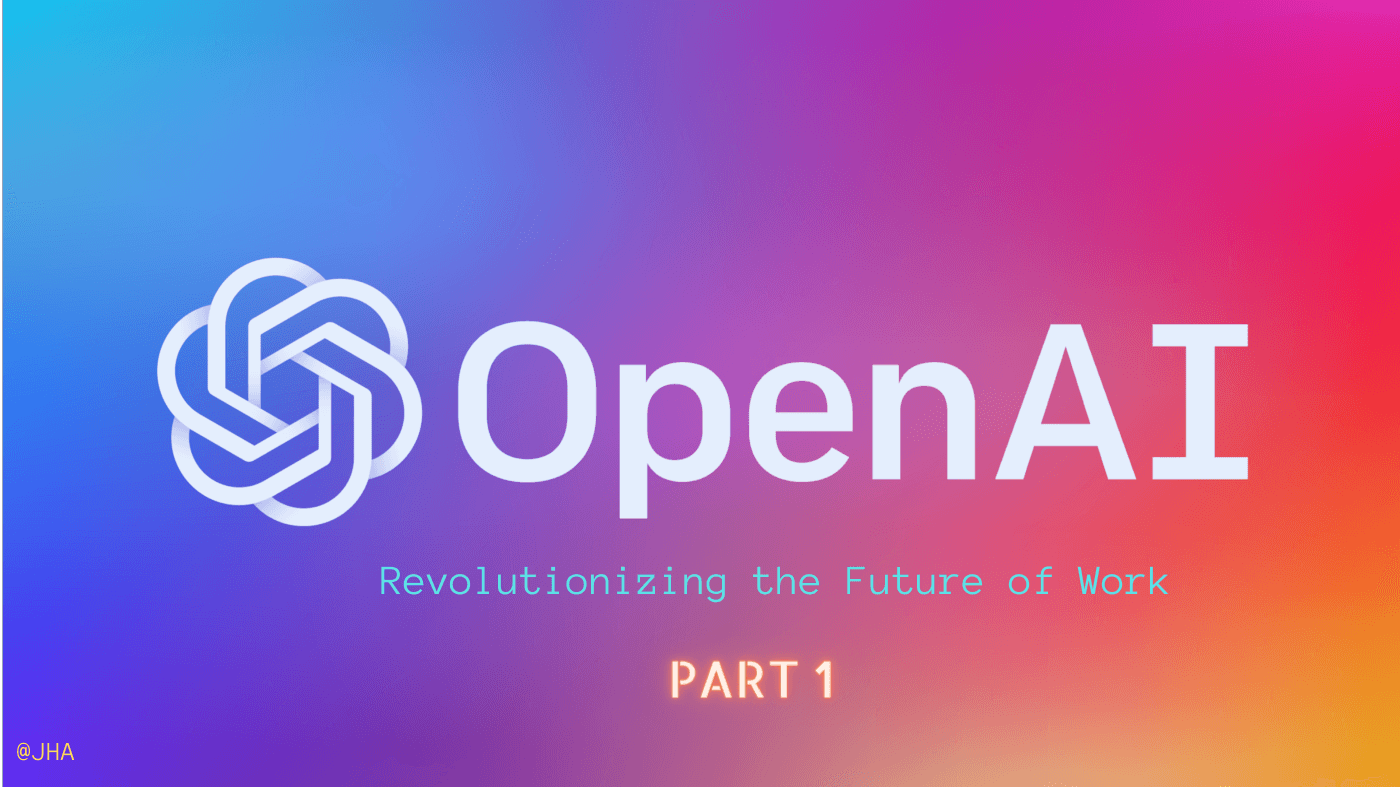 Unleashing the Potential of AI: The Revolutionary Tools of OpenAI (GPT-3 and Dall-E) - PART 1
